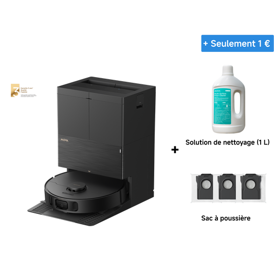 MOVA E50 Pro Ultra Robot aspirateur Noir