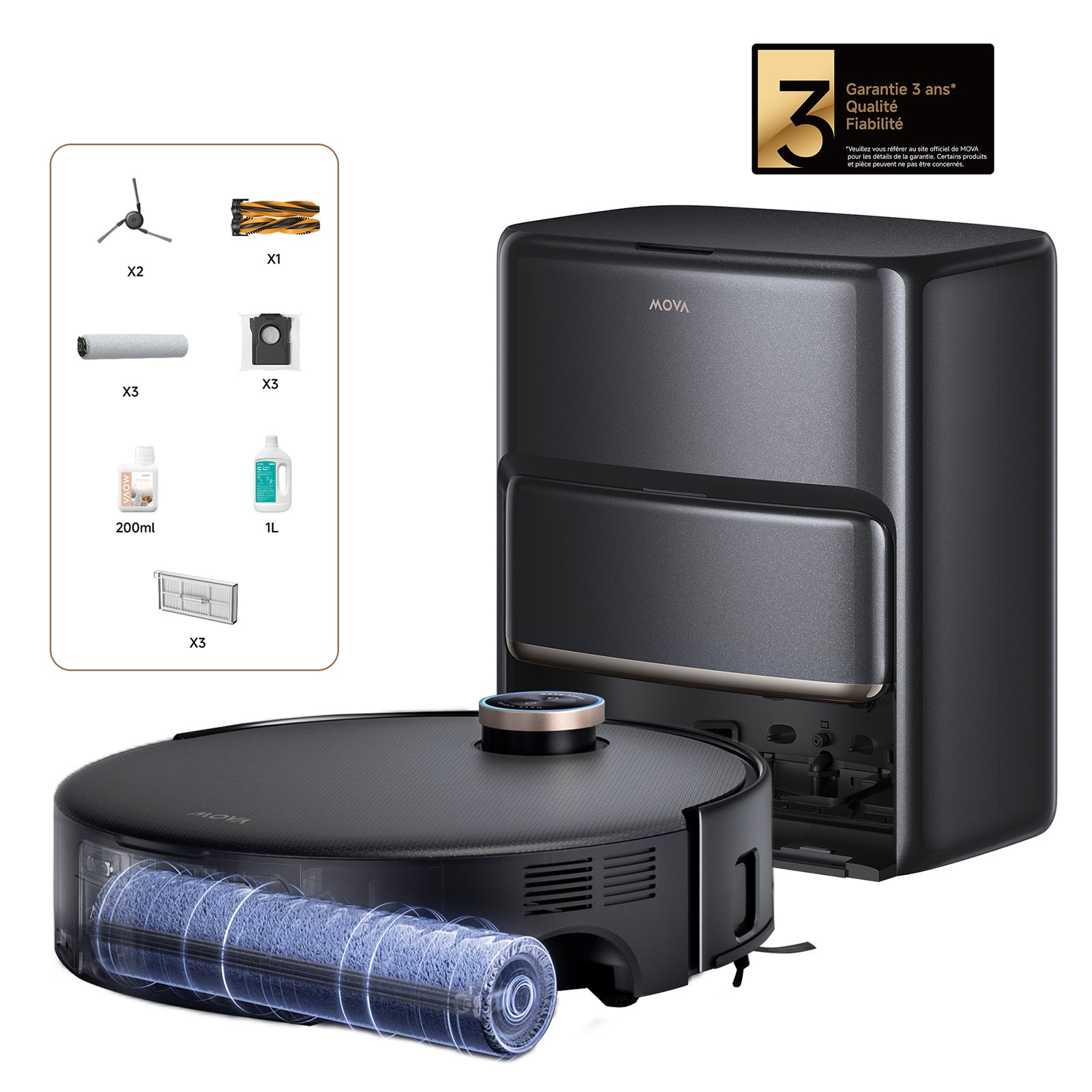 MOVA Z60 Ultra Roller Complete Robot Aspirateur