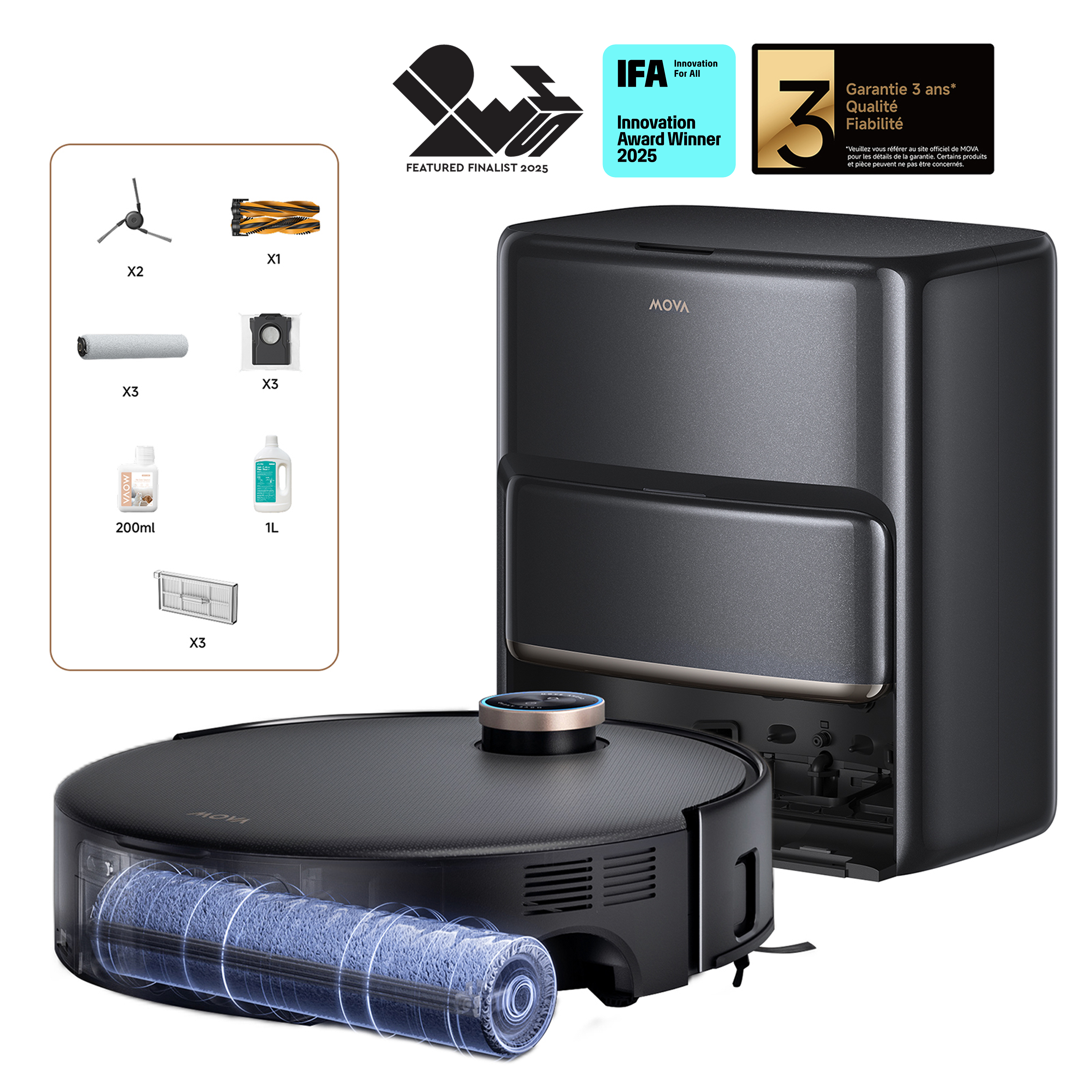 MOVA Z60 Ultra Roller Complete Robot Aspirateur