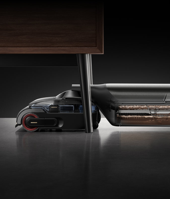 mova m50 ultra aspirateur robot avec portée à plat à 180° sans réduction d'aspiration