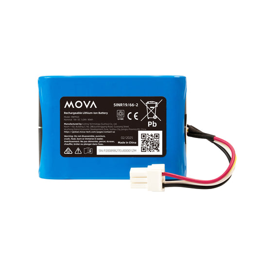 5A: Tension nominale 18V DC 5,0Ah 90Wh Batterie lithium-ion rechargeable pour MOVA 600 / 600 Kit / 1000 Robot tondeuse