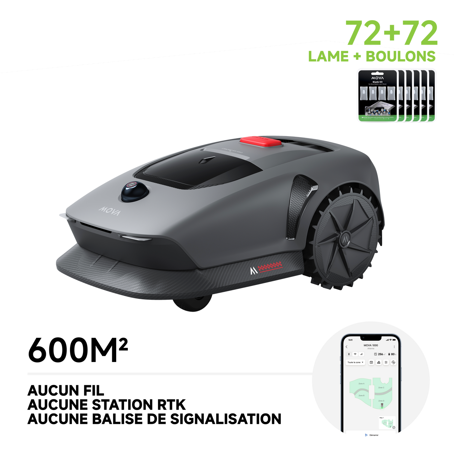 MOVA 1000 ET MOVA 600 Robot tondeuse