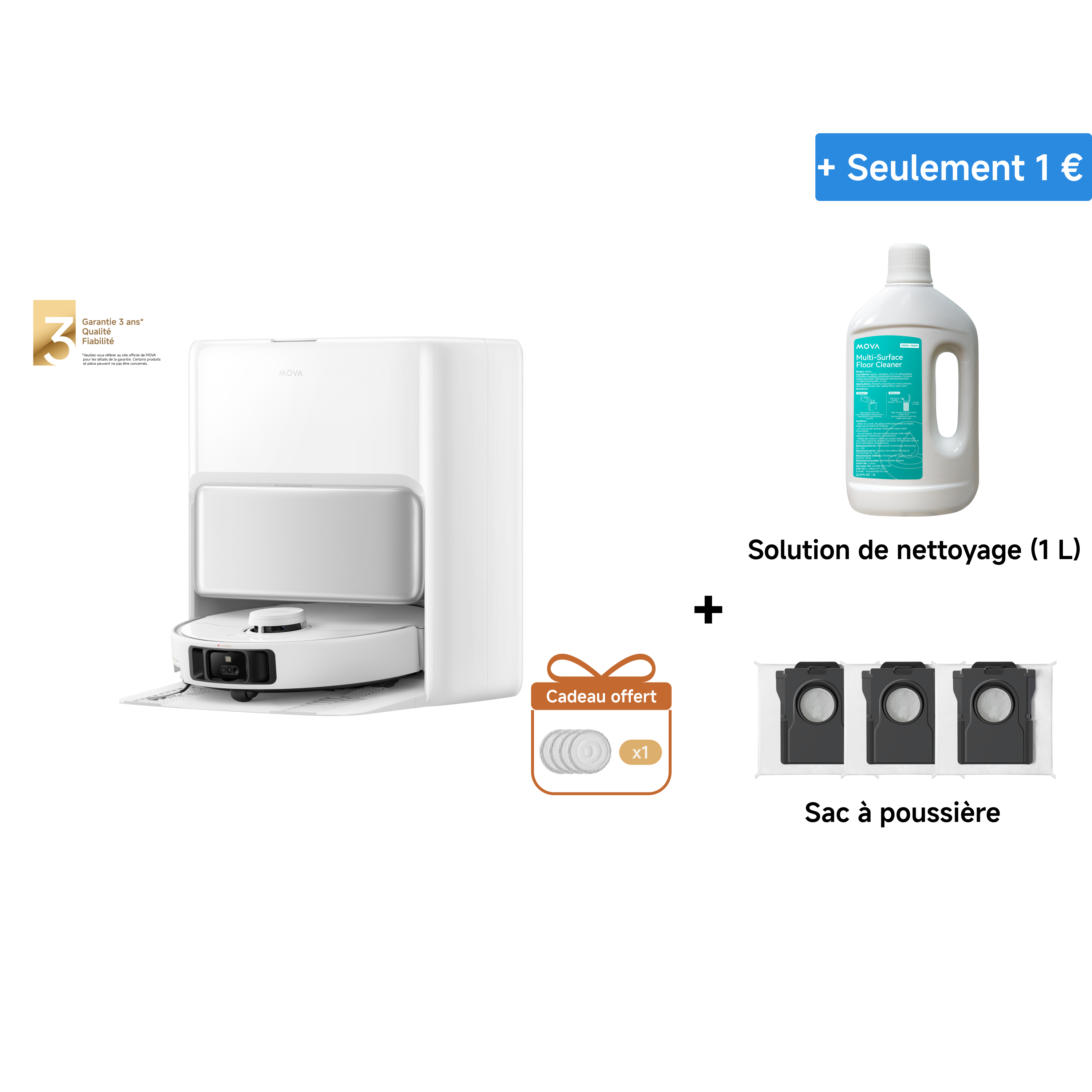 MOVA P50 Pro Ultra Robot aspirateur