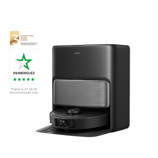 MOVA P70 Pro Ultra Robot Aspirateur Noir