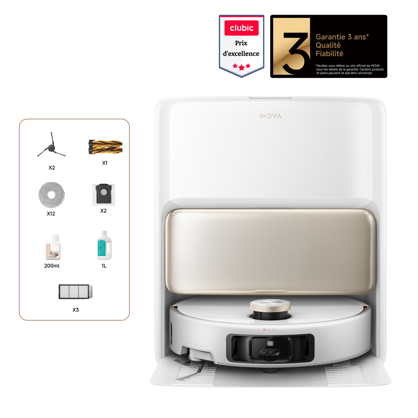 MOVA V50 Ultra Complete Robot aspirateur