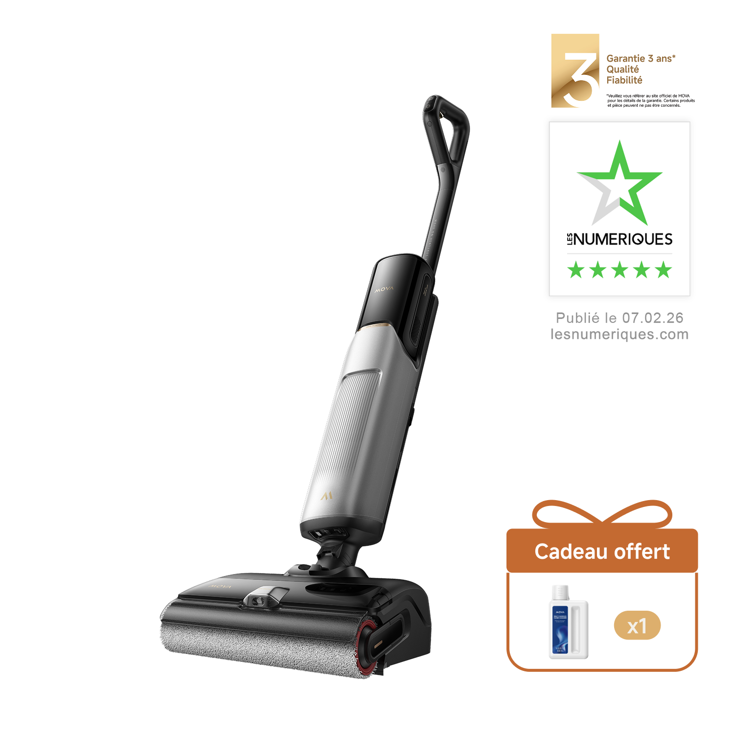 MOVA X4 Pro Aspirateur Laveur