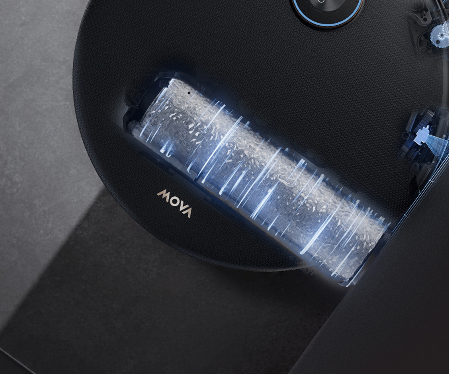 mova z60 ultra roller complete serpillière maxireach™ nettoyage étendu même les coins