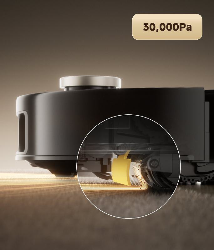 mova mobius 60 pénètre profondément dans les tapis et élimine la poussière