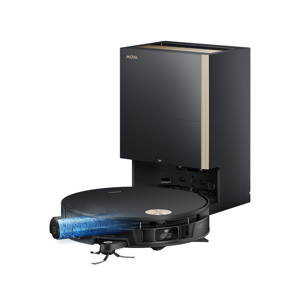 MOVA S70 Ultra Roller Robot Aspirateur Noir