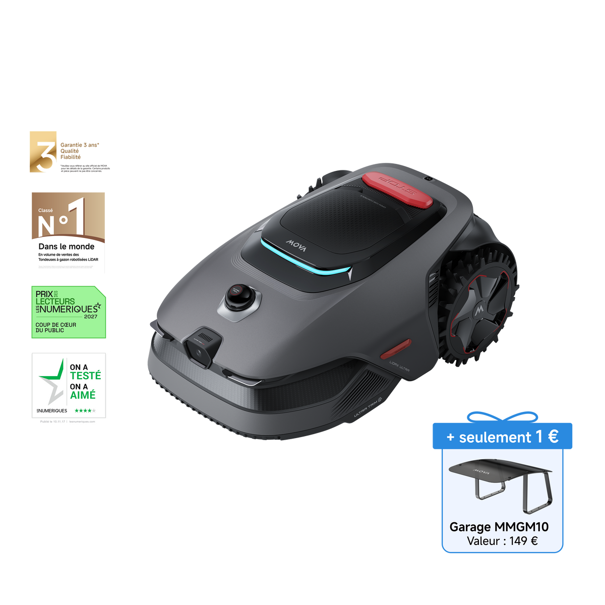 Robot tondeuse MOVA LiDAX Ultra