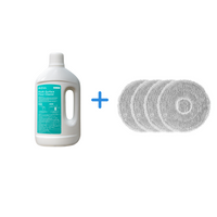 Solution de nettoyage (1 L) + Kit de serpillières pour MOVA V70/V50 Ultra Complete