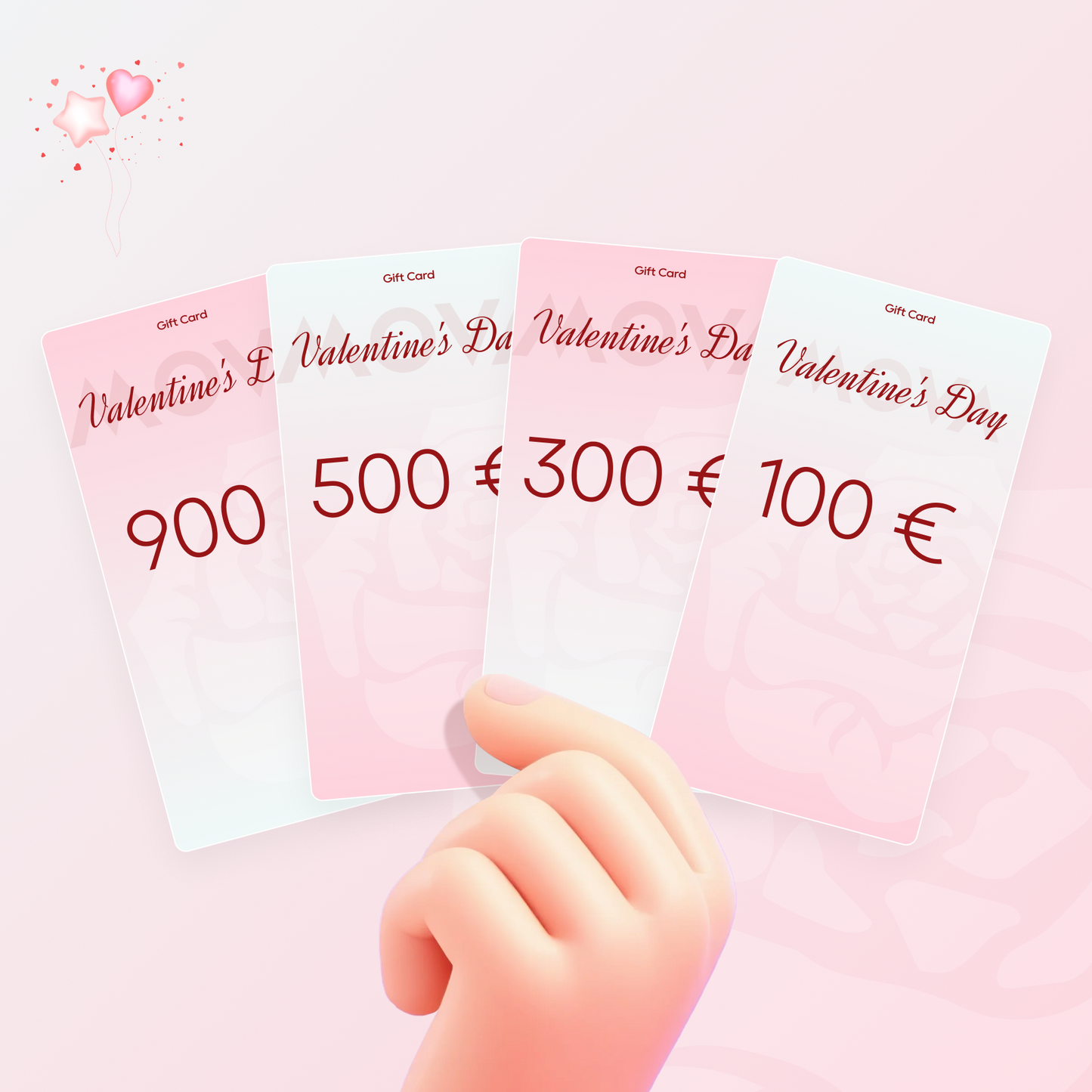 Offre spéciale cartes cadeaux Saint-Valentin