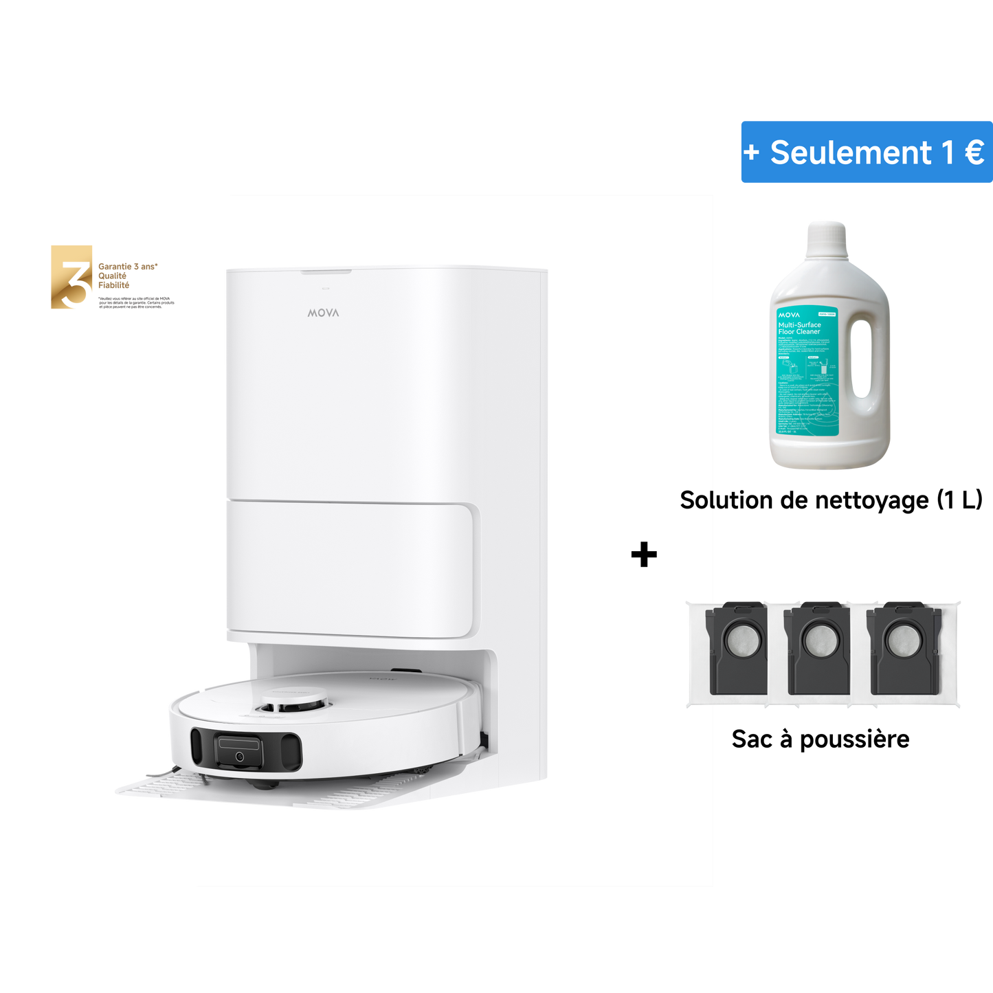 MOVA E30 Ultra Robot aspirateur