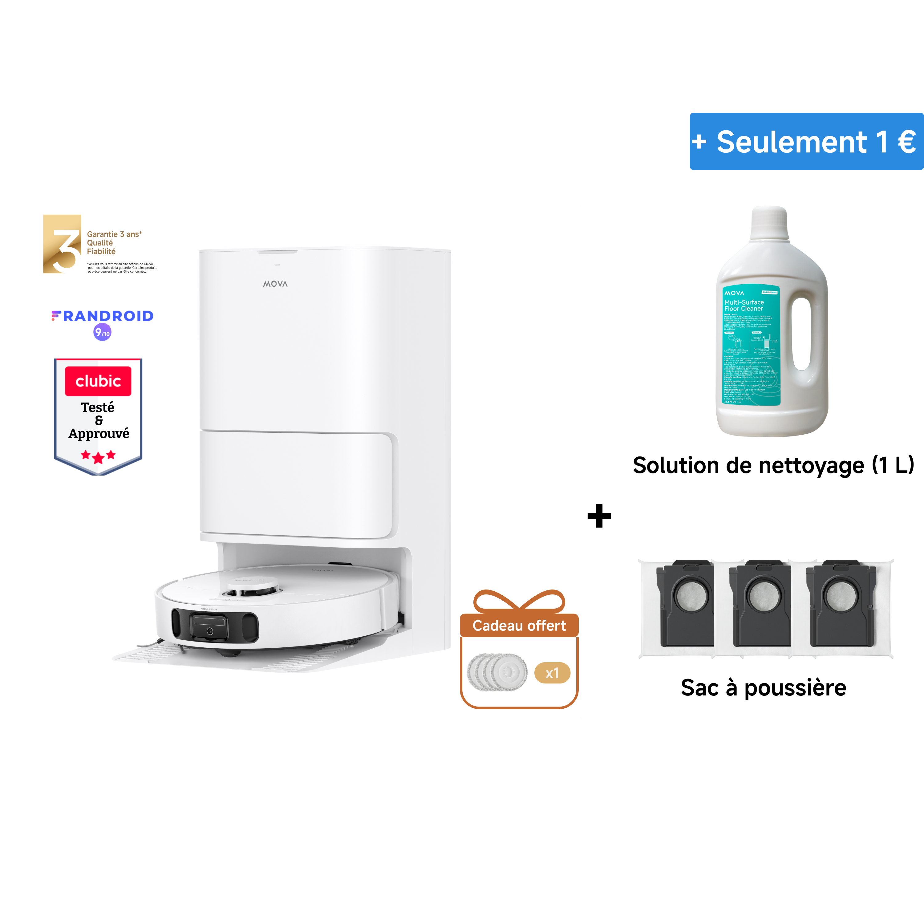 MOVA E40 Ultra Robot aspirateur