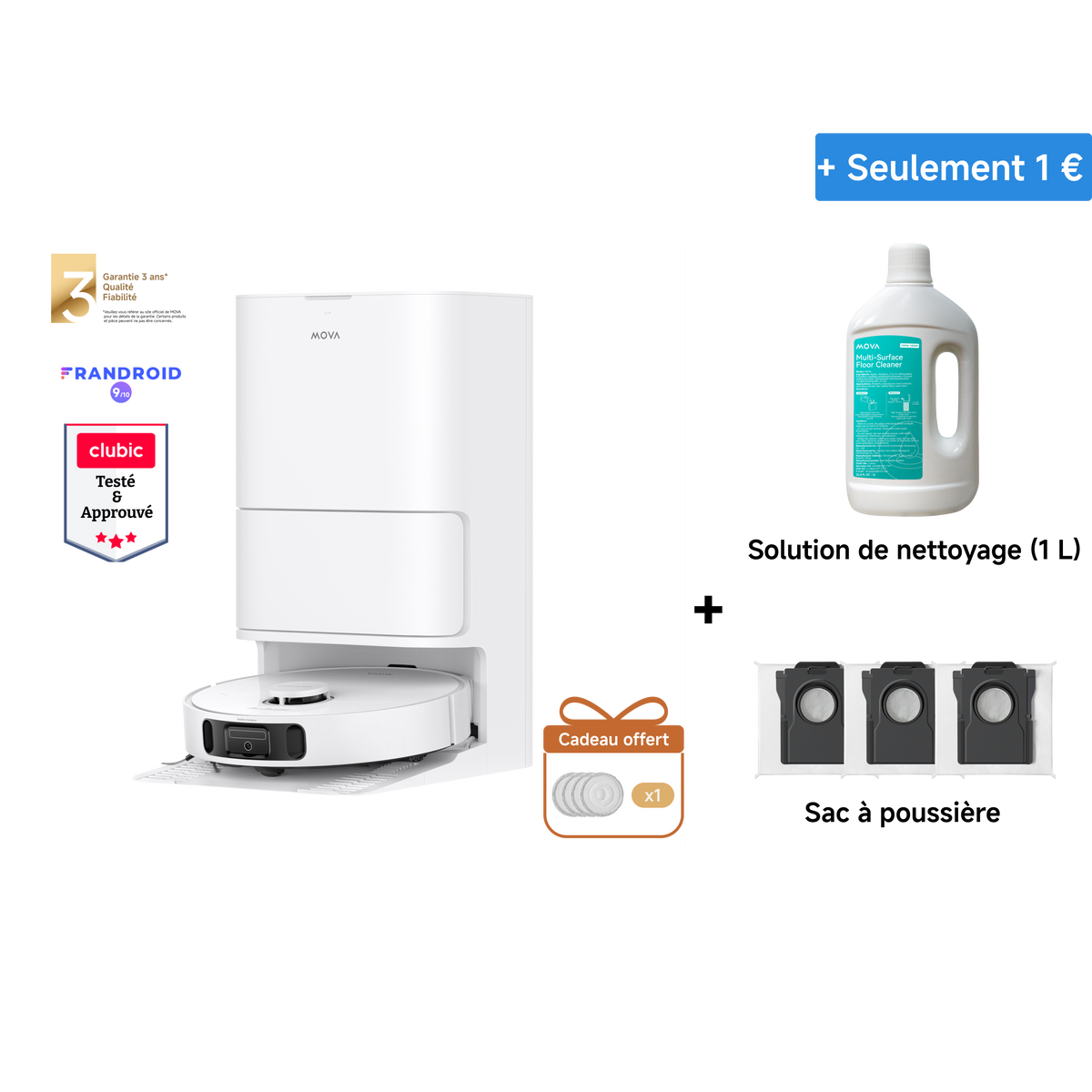 MOVA E40 Ultra Robot aspirateur