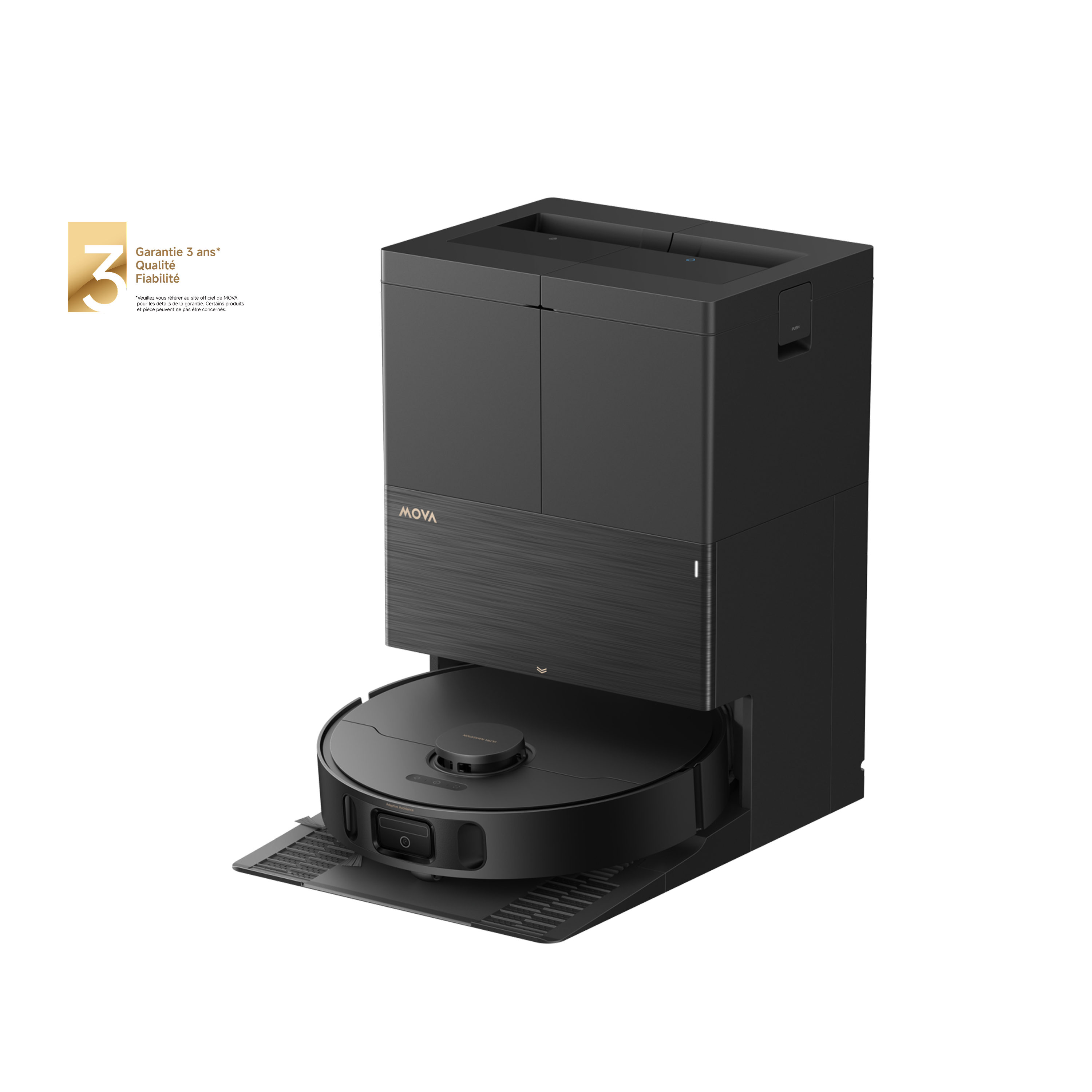 Dreame MOVA E50 Pro Ultra Robot aspirateur Noir