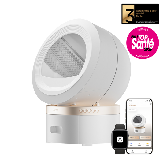 MOVA MeowgicPod LR10 Prime Litière autonettoyante pour chats