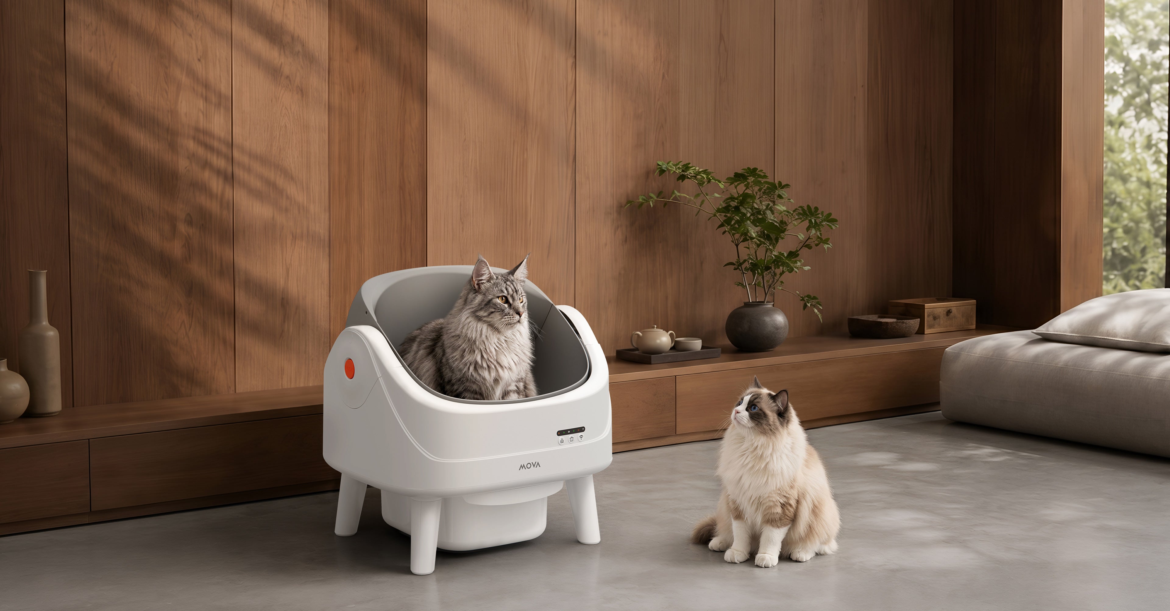 MOVA LB10 Air Litière autonettoyante pour chat Confort pour votre chat, sérénité pour vous