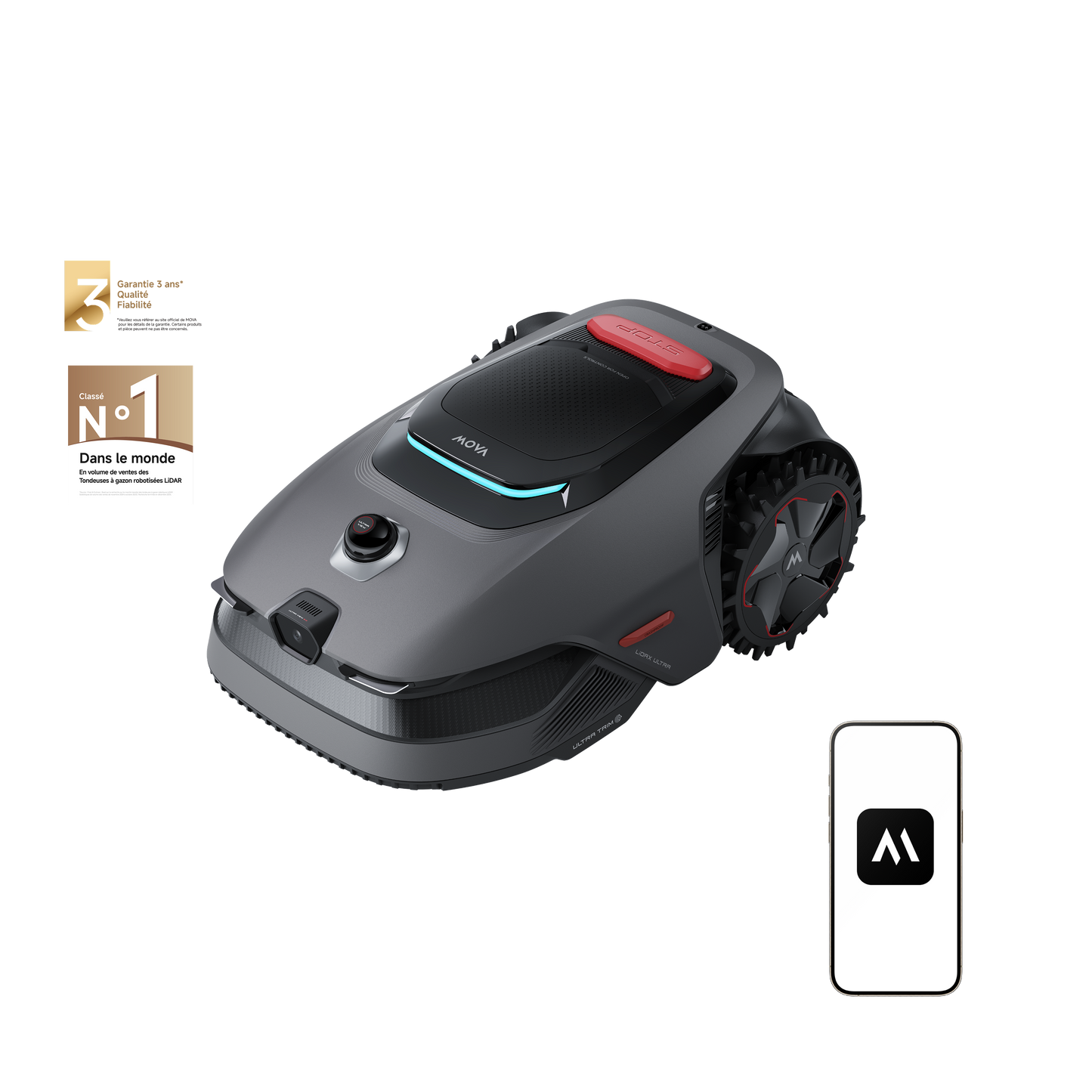 Robot tondeuse MOVA LiDAX Ultra