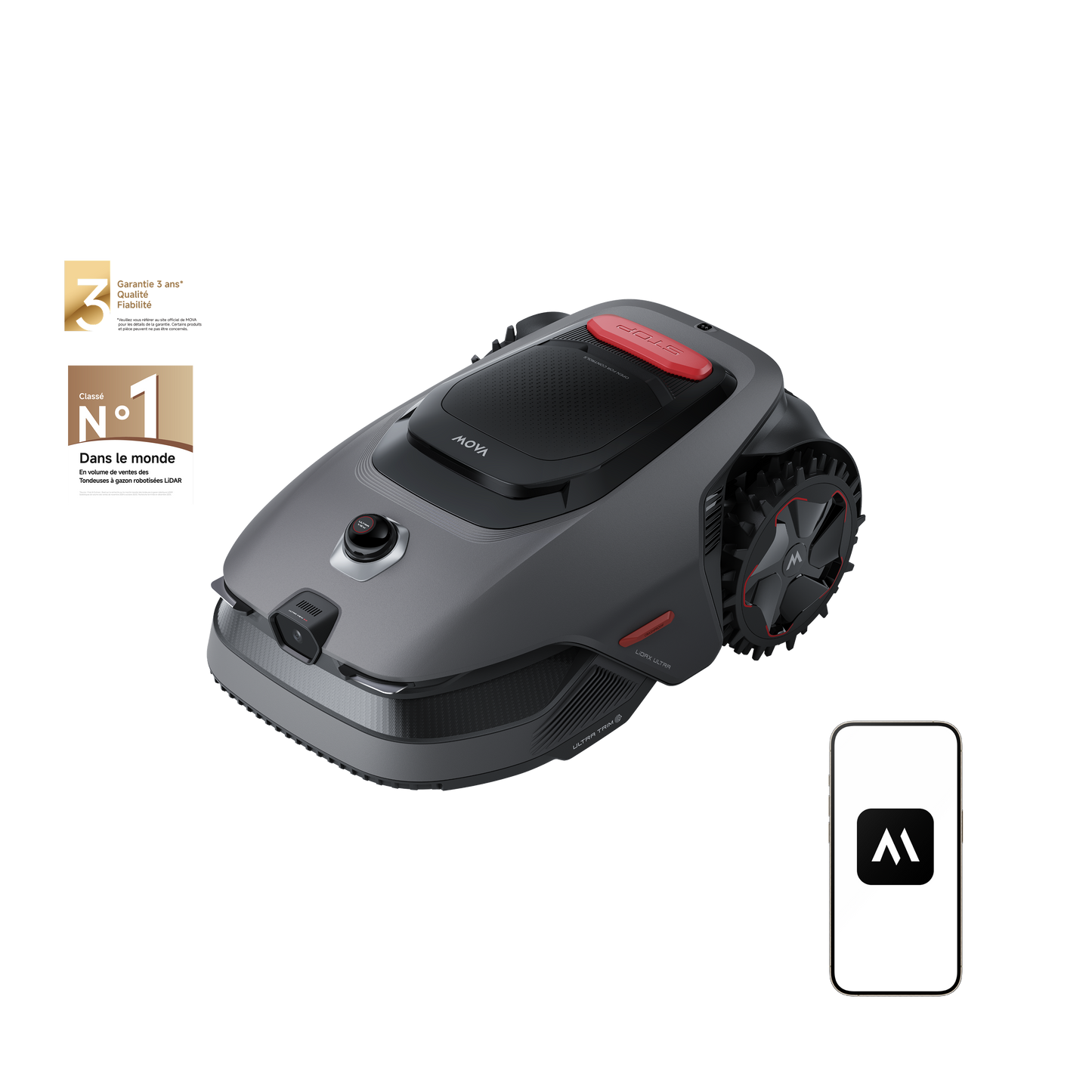 Robot tondeuse MOVA LiDAX Ultra