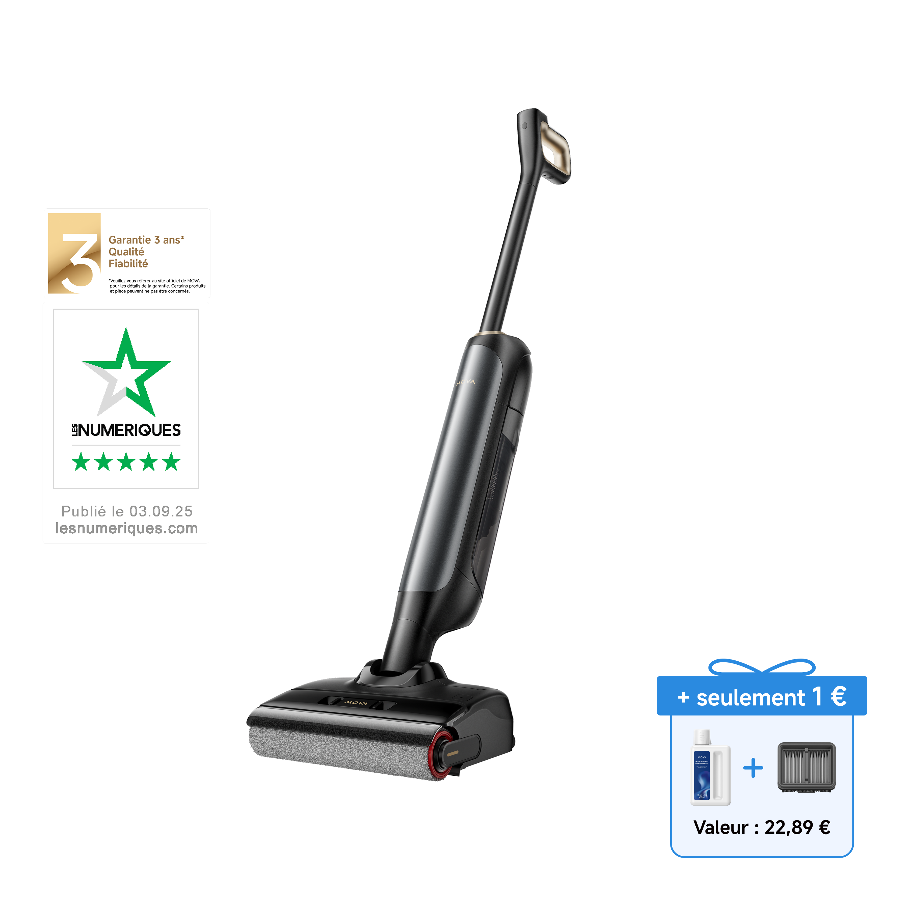 Back to School MOVA M10 Aspirateur laveur