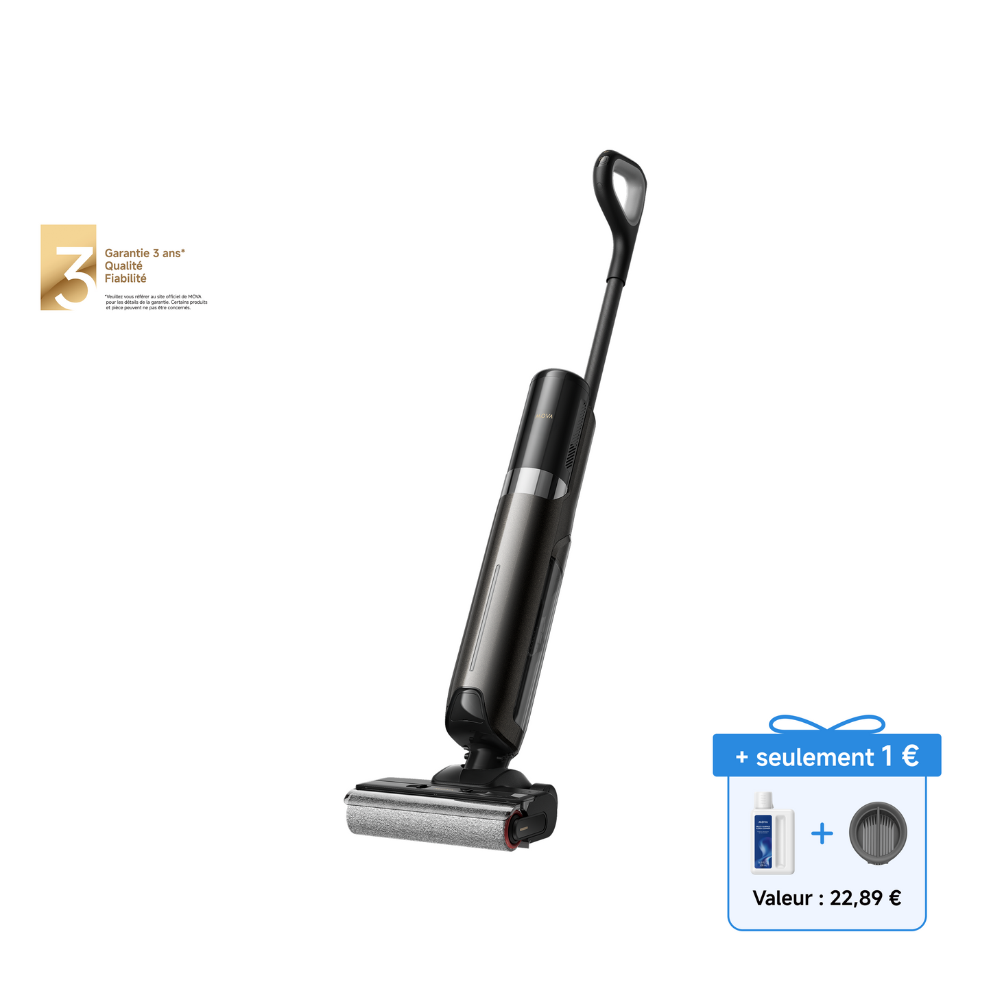 MOVA M10 Air Kit Aspirateur balai sec et humide