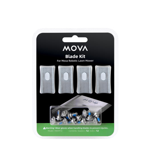 Lames à démontage rapide*12 pour MOVA 600 / 600 Kit / 1000 Robot tondeuse