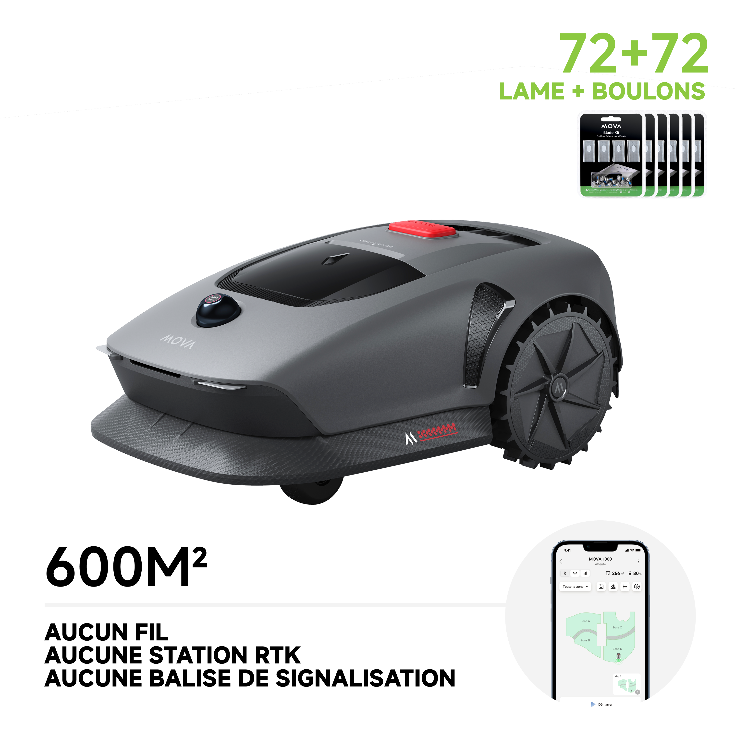 MOVA 600 Kit Robot tondeuse