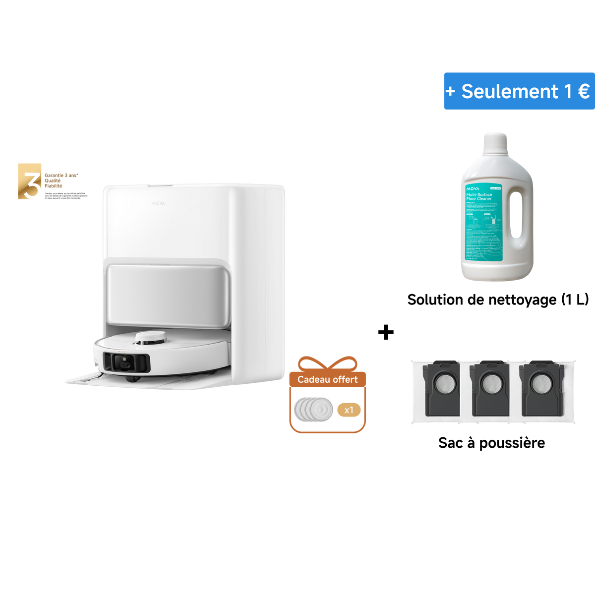 MOVA P50 Pro Ultra Robot aspirateur