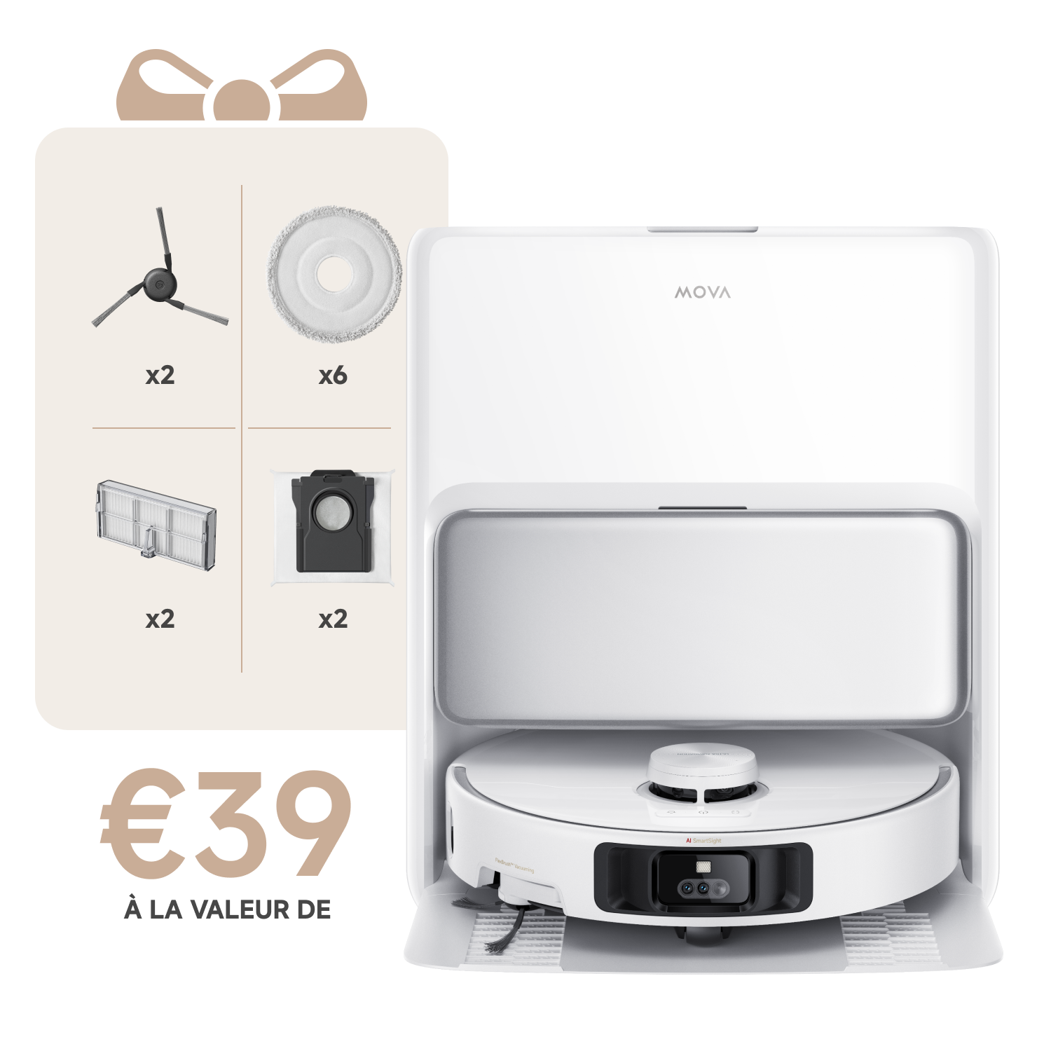 MOVA P50 Pro Ultra Robot aspirateur