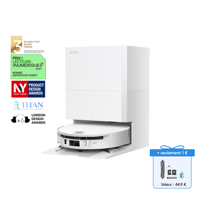 MOVA S70 Roller Robot Aspirateur Blanc