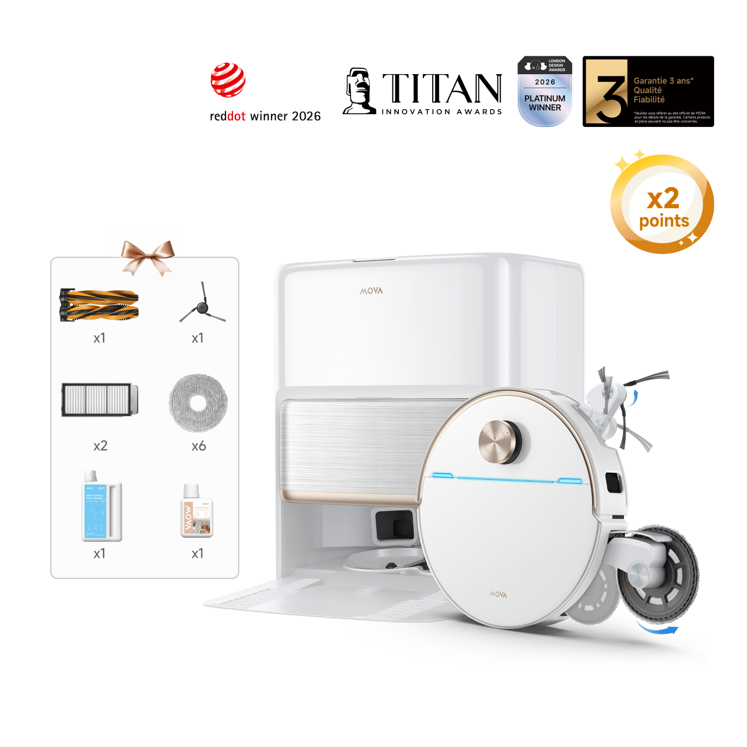 MOVA V70 Ultra Complete Robot aspirateur