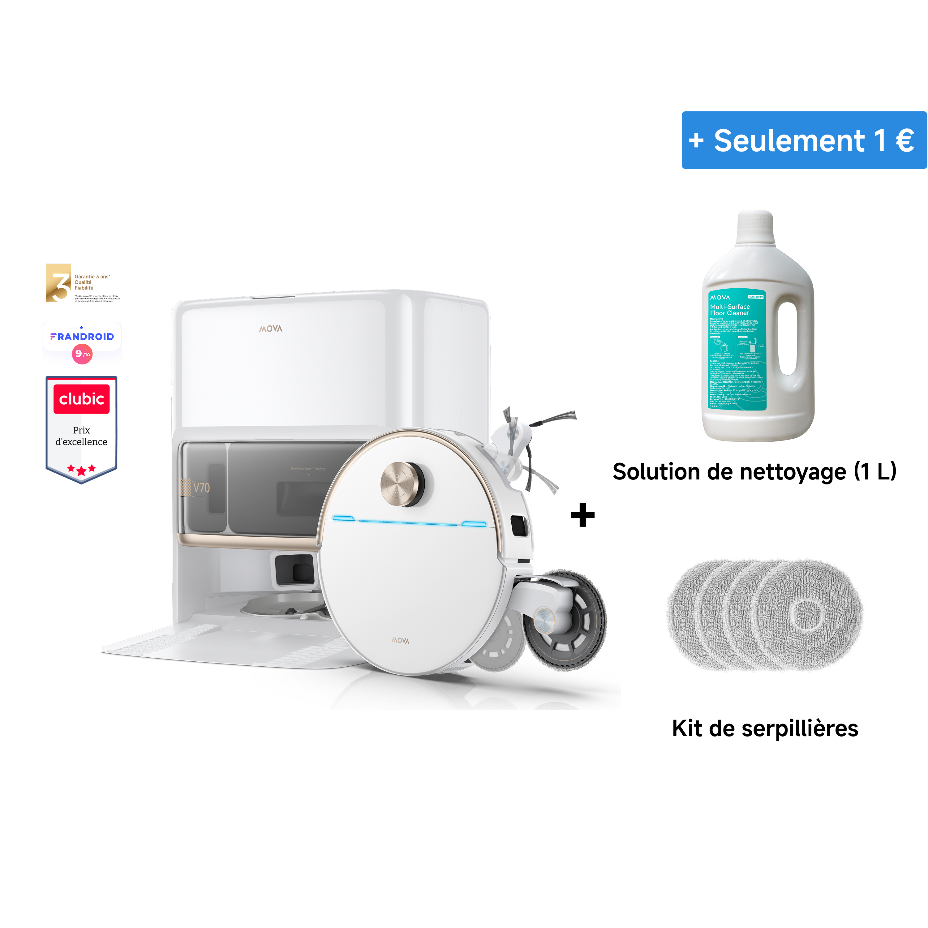 MOVA V70 Ultra Complete X Robot aspirateur