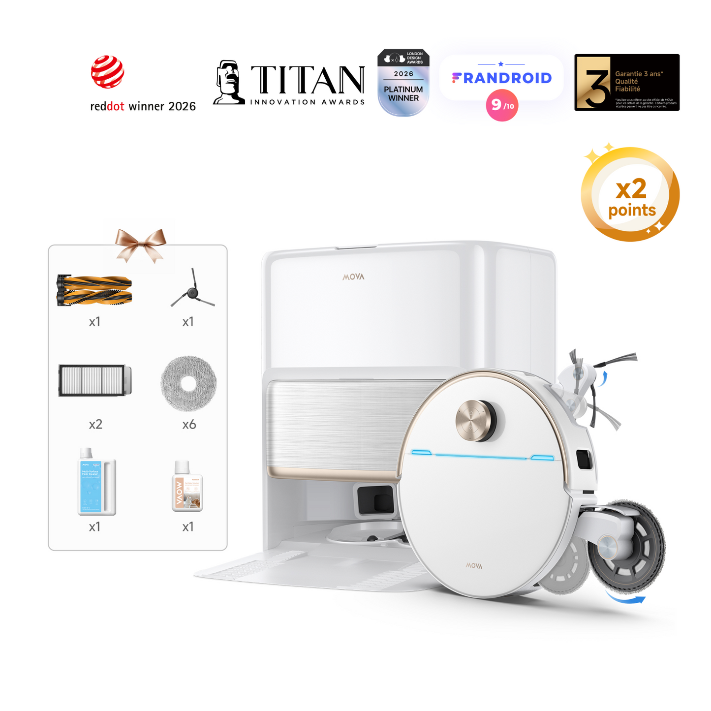 MOVA V70 Ultra Complete Robot aspirateur