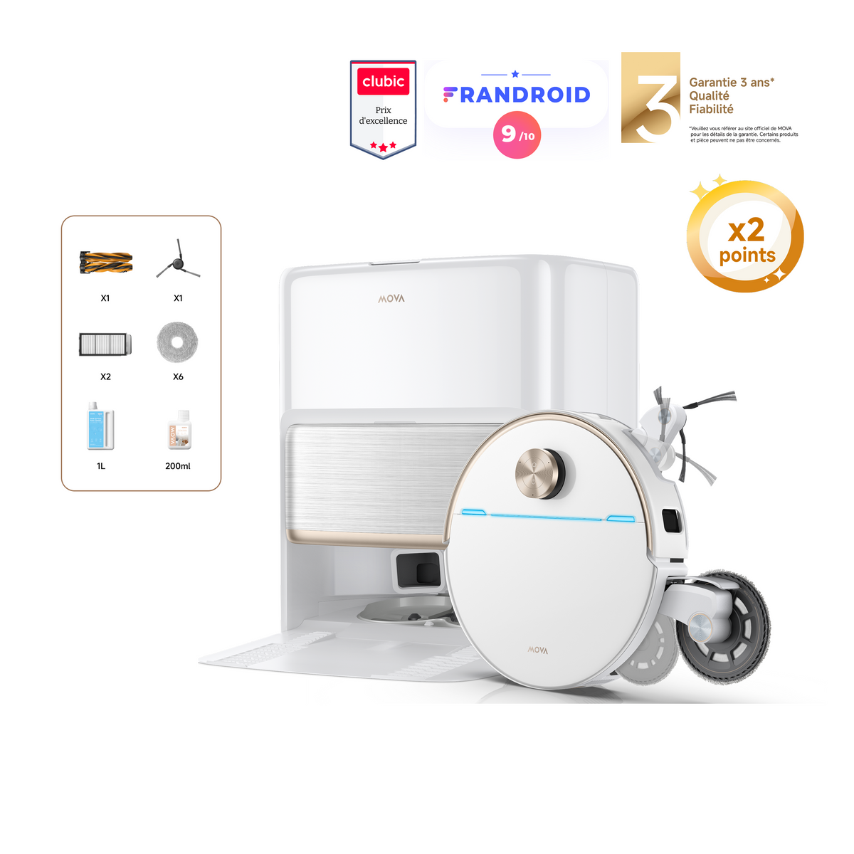 Dreame MOVA V70 Ultra Complete Robot aspirateur