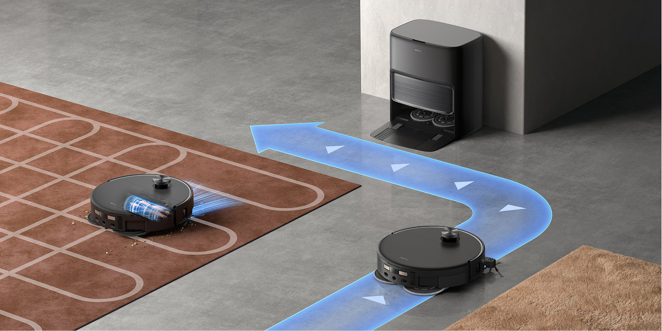 Robot aspirateur Dreame MOVA V70 Ultra Pure Un soin adapté à chaque tapis