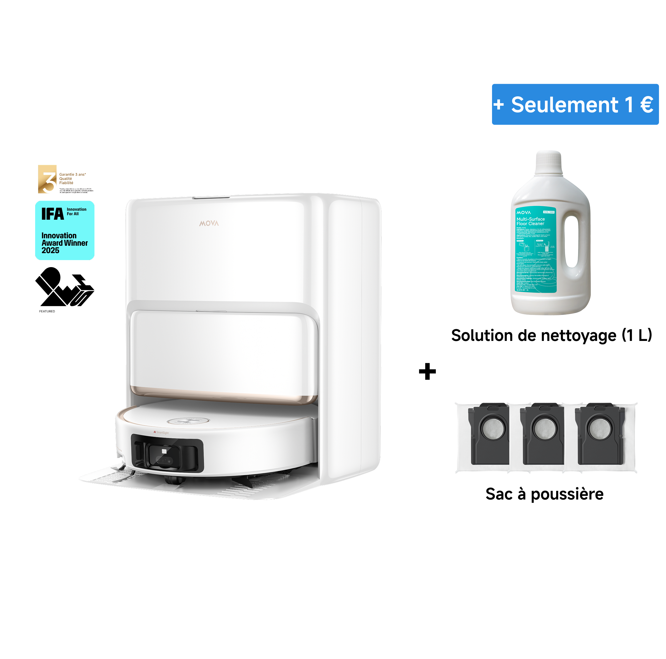 MOVA Z60 Ultra Roller Complete Robot Aspirateur