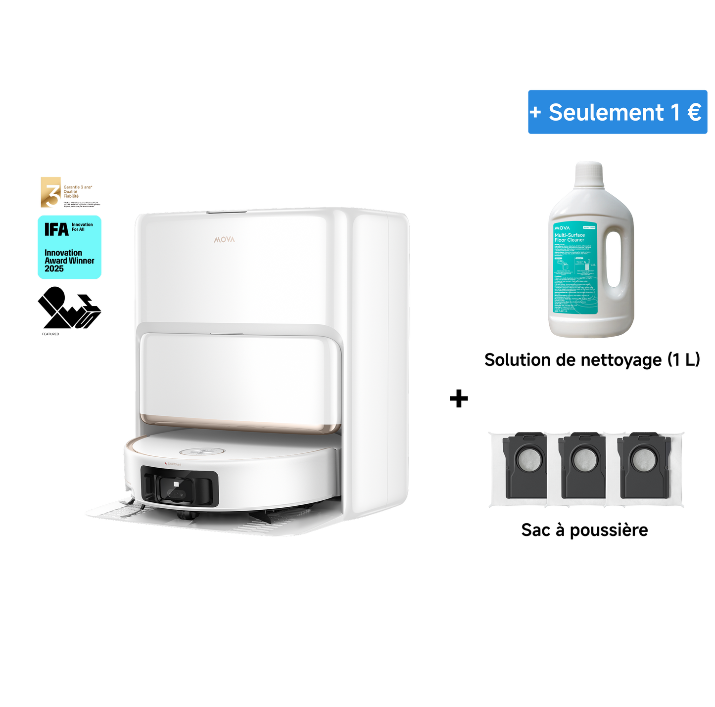 MOVA Z60 Ultra Roller Complete Robot Aspirateur