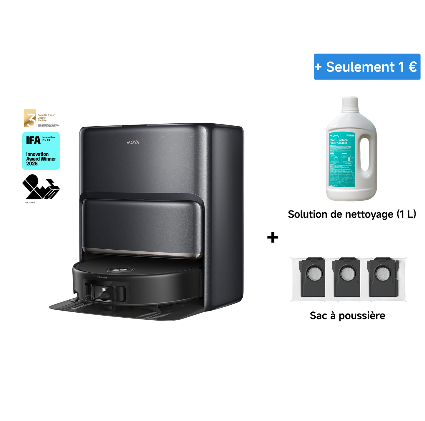 MOVA Z60 Ultra Roller Complete Robot Aspirateur