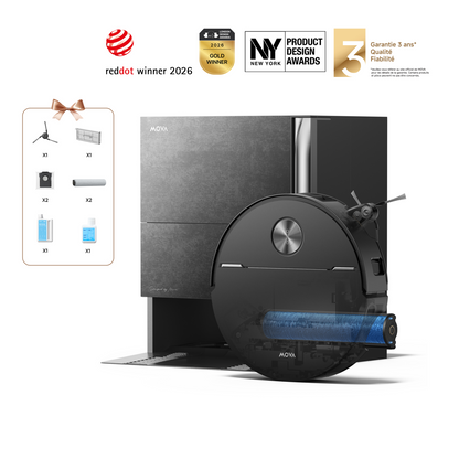 Dreame MOVA Z70 Ultra Roller Complete Robot Aspirateur Pierre naturelle