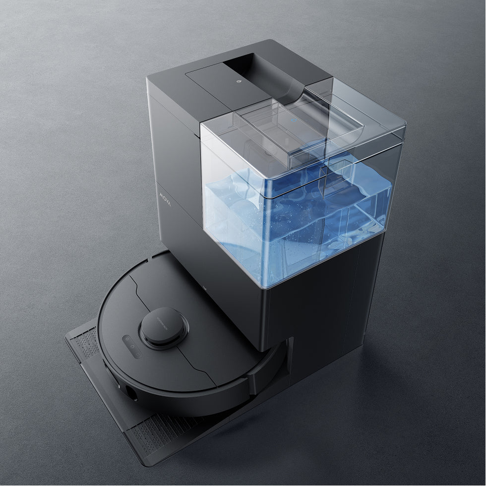 Réservoir d’eau grande capacité pour un nettoyage de toute la pièce