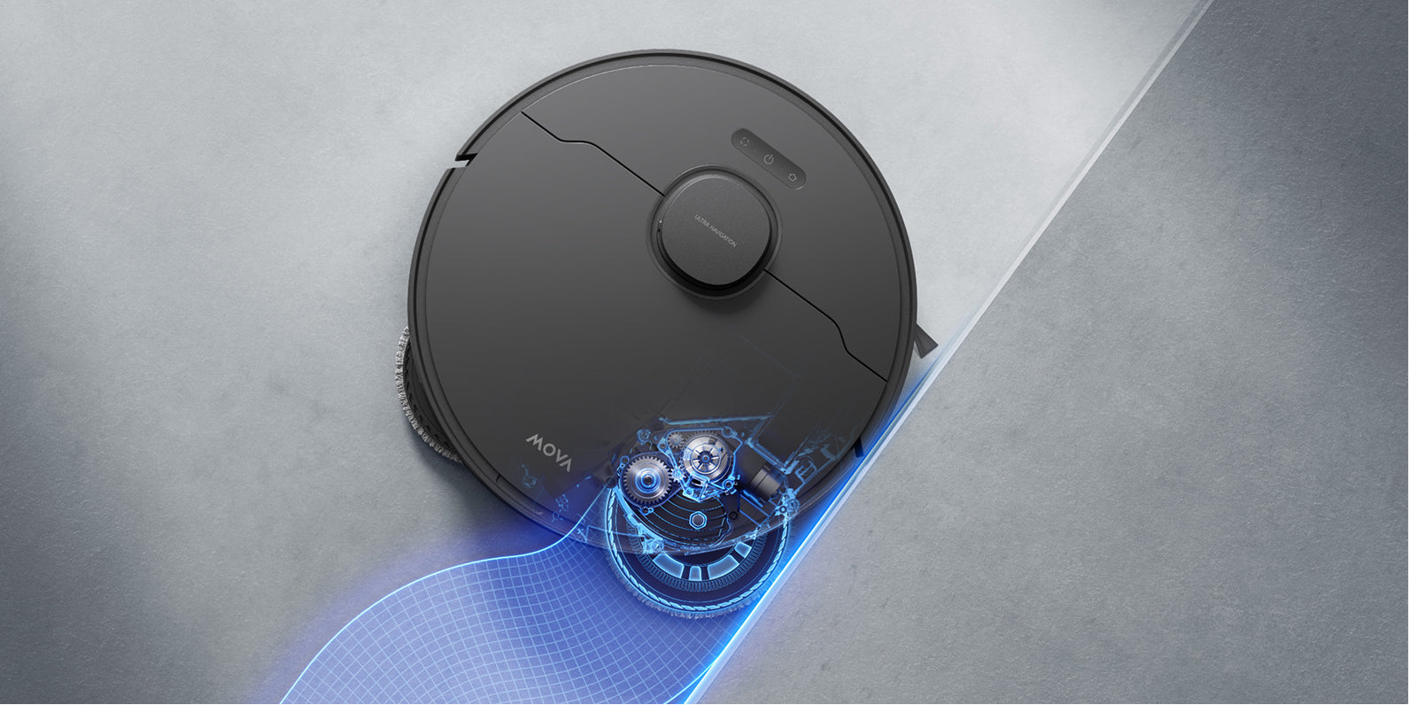 Serpillière MaxiReach™
Nettoyage minutieux des bords