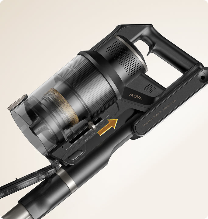 mova g70 nettoyage facile du filtre coulissant