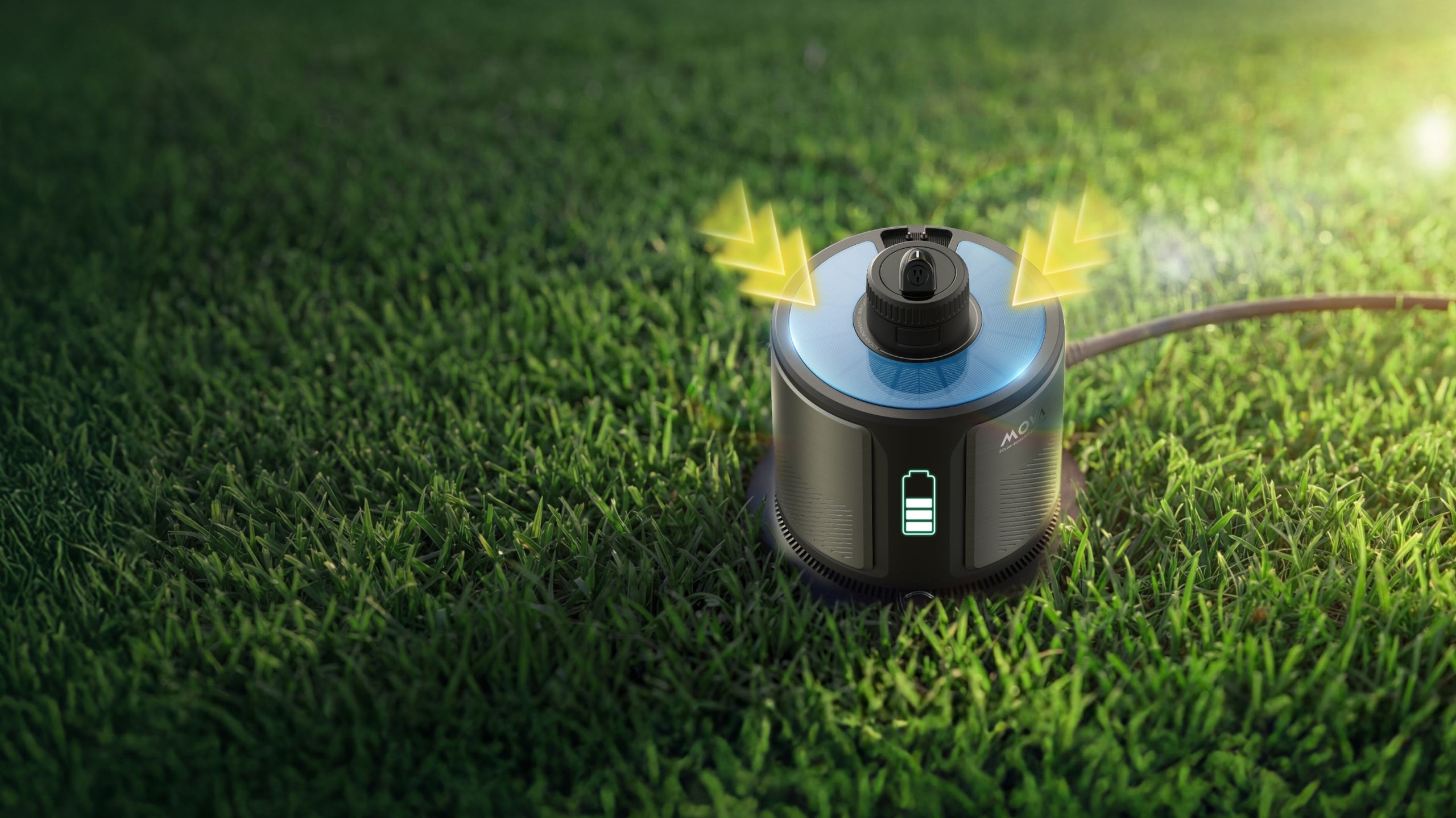 Alimenté par énergie solaire, <br>autonome