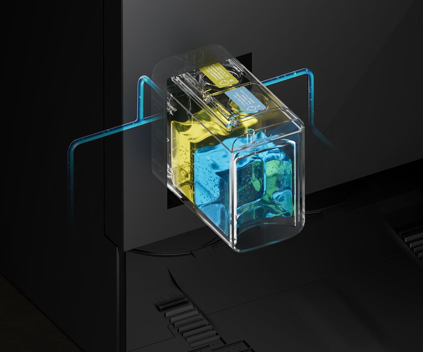 mova mobius 60 double réservoir de solution de nettoyage