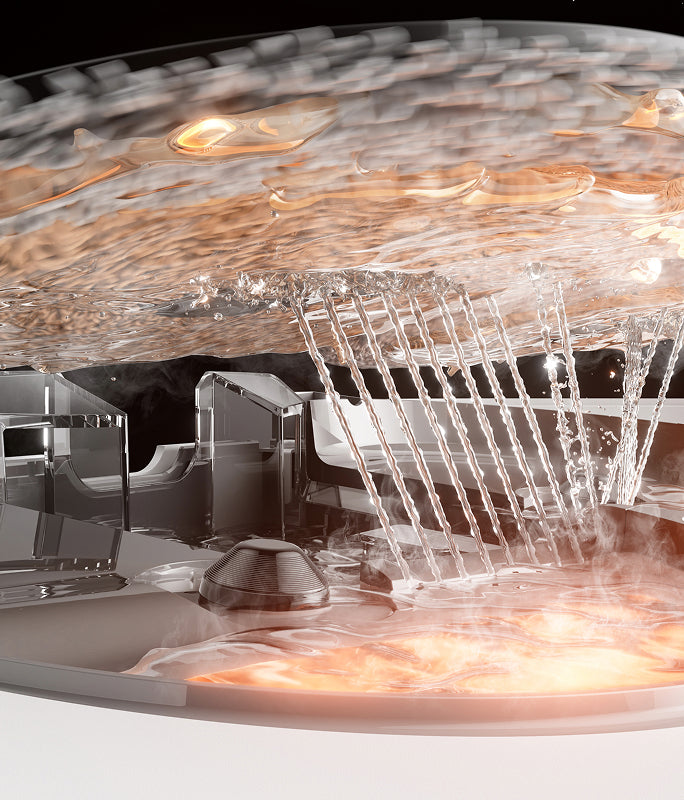 Système PTC 100°C* avec embouts de pulvérisation