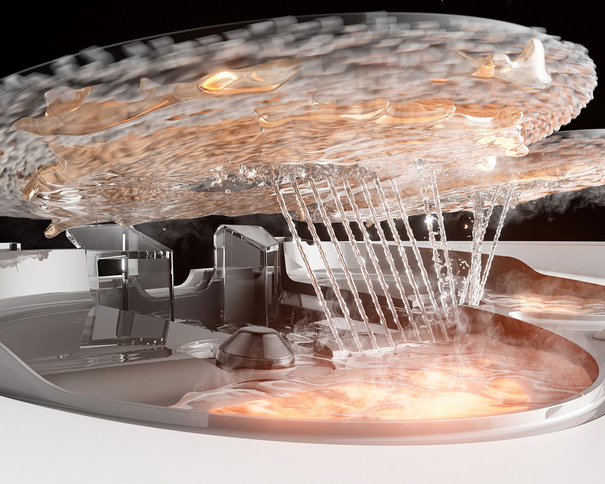 Système PTC 100°C* avec embouts de pulvérisation