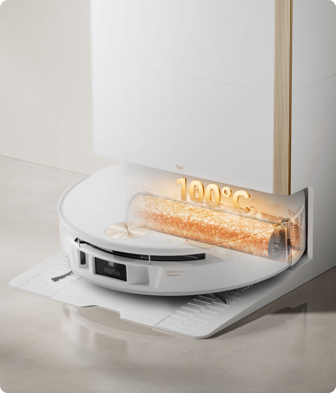 Lavage des 
serpillières à 100 °C - 