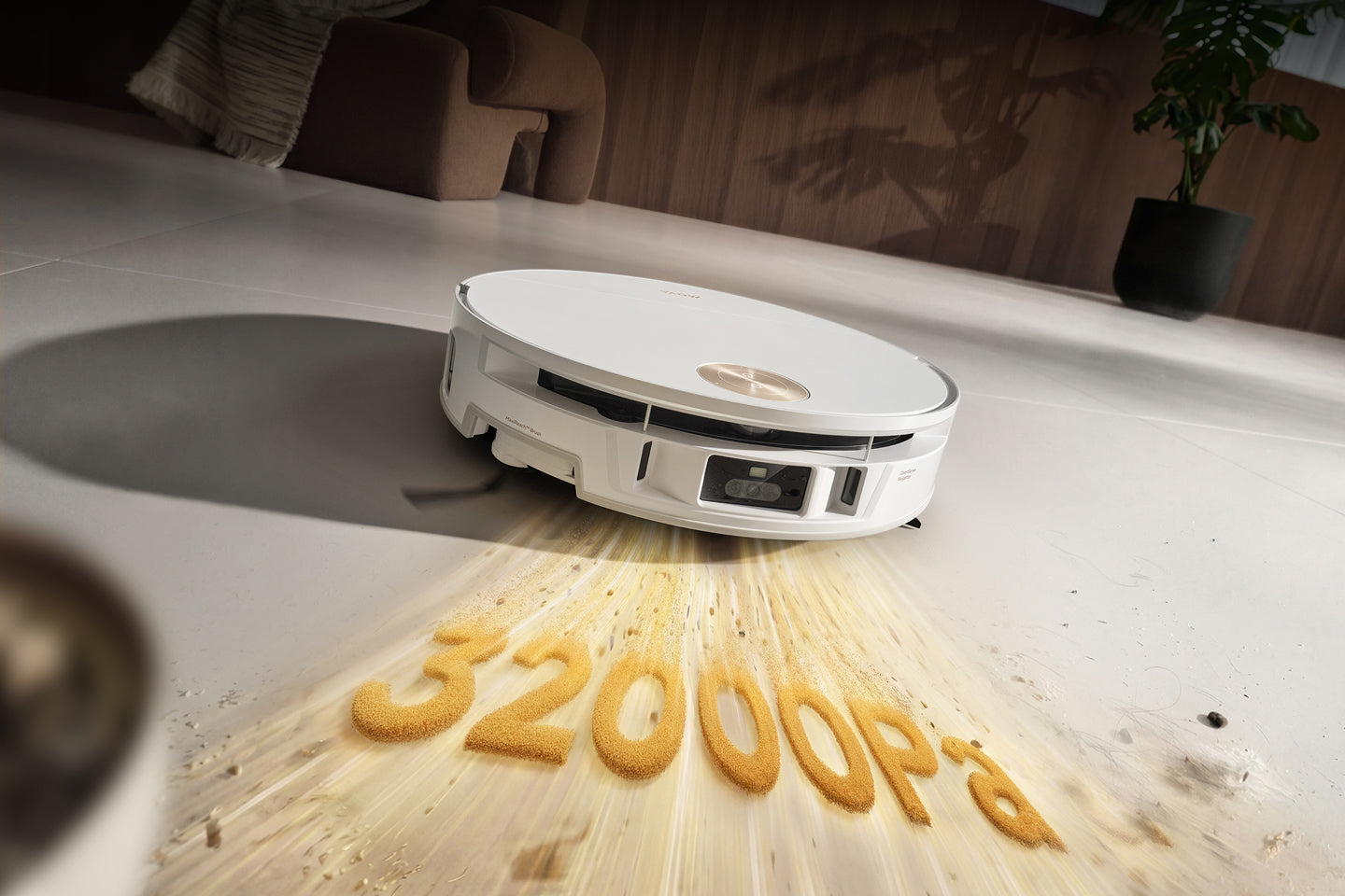 Aspiration puissante de 32 000 Pa*