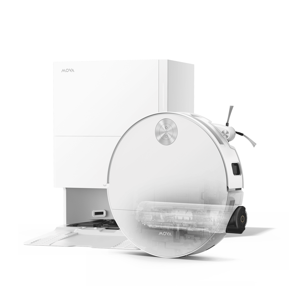 MOVA S70 Roller Robot Aspirateur Blanc